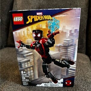 LEGO Marvel Spider-Man Miles Morales Building Kit - Red and Black